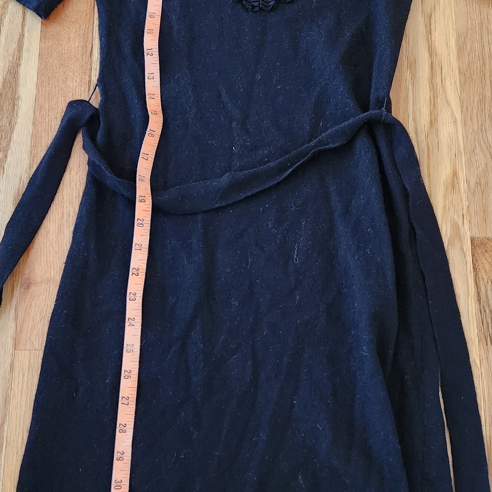 Merona wool sweater dress black XS